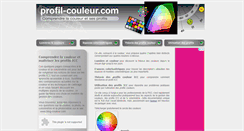 Desktop Screenshot of profil-couleur.com