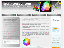 Tablet Screenshot of profil-couleur.com